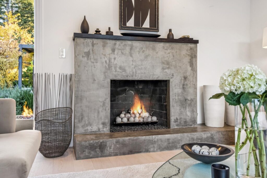 Fireplace. (Open Homes Photography)
