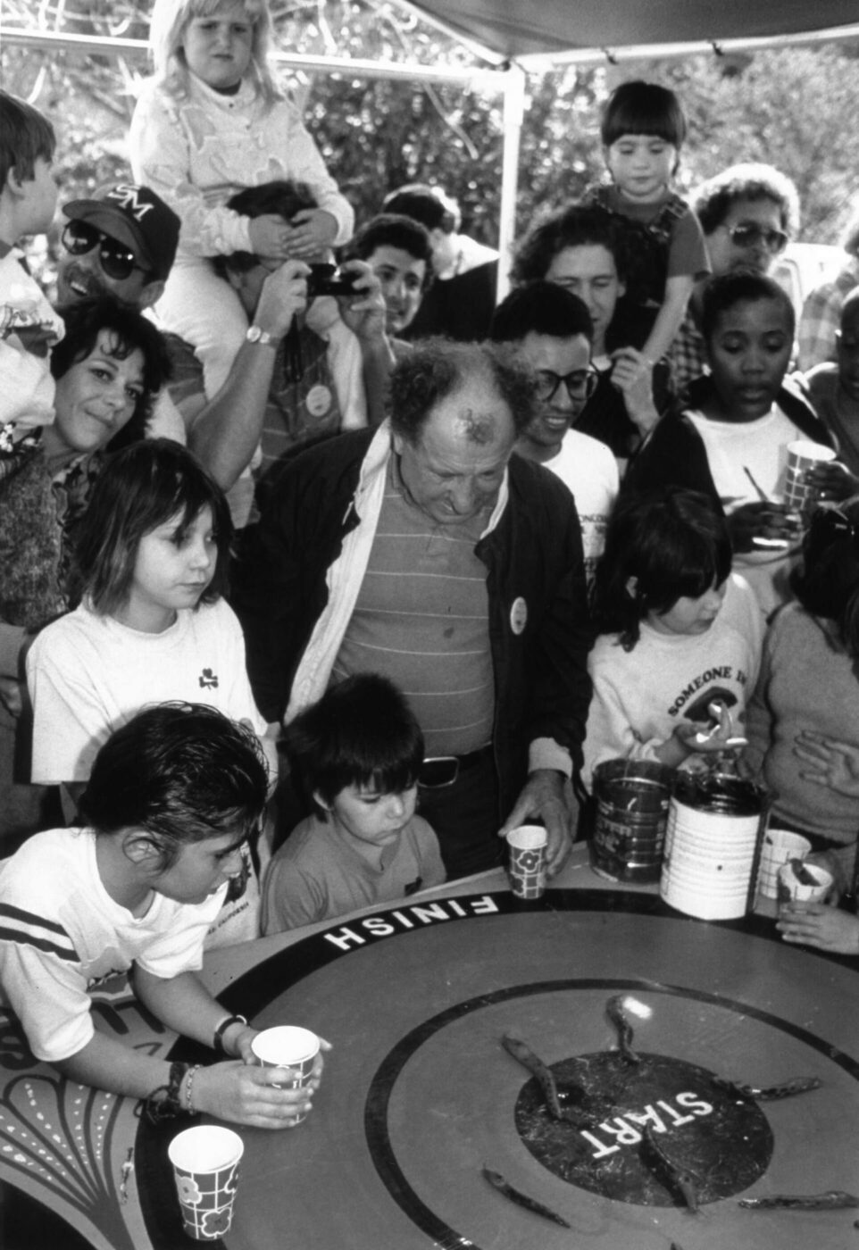The 10th annual Slug Fest was held in Guerneville and featured the famous slug races, attracting a large crowd of fans, on March 19, 1989. (The Press Democrat)