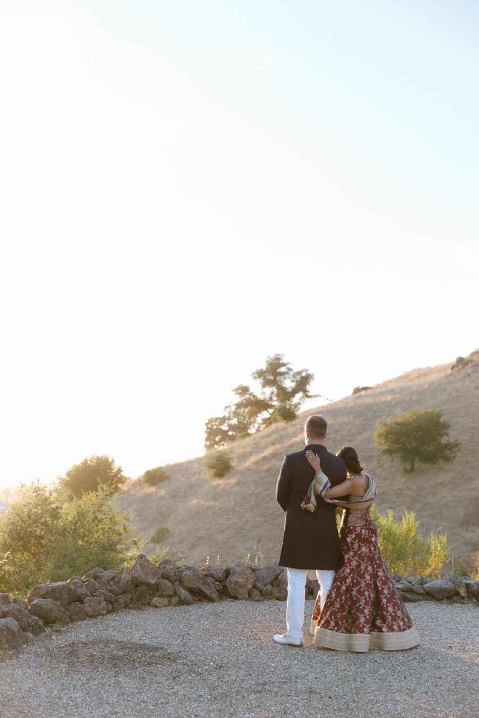 Evan and Sanjana held their sangeet at Paradise Ridge Winery in Santa Rosa. (Katie Miller)
