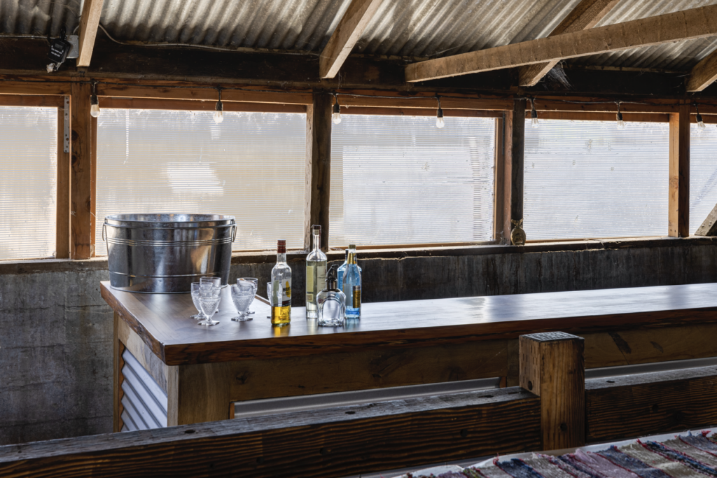 Bar inside the barn. (Jack Hecker Photography)