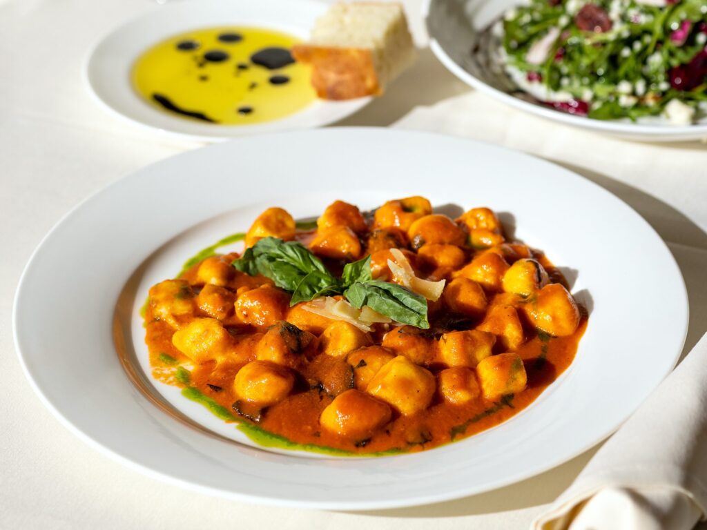Ricotta Gnocchi with browned butter, tomato and sage from Ca’Bianca Wednesday, Jan. 28, 2026 on Second Street in Santa Rosa. (John Burgess / The Press Democrat)