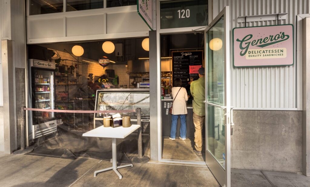 Genero’s Deli Friday, Jan. 30, 2026 in Sebastopol’s Barlow district. (John Burgess/The Press Democrat)
