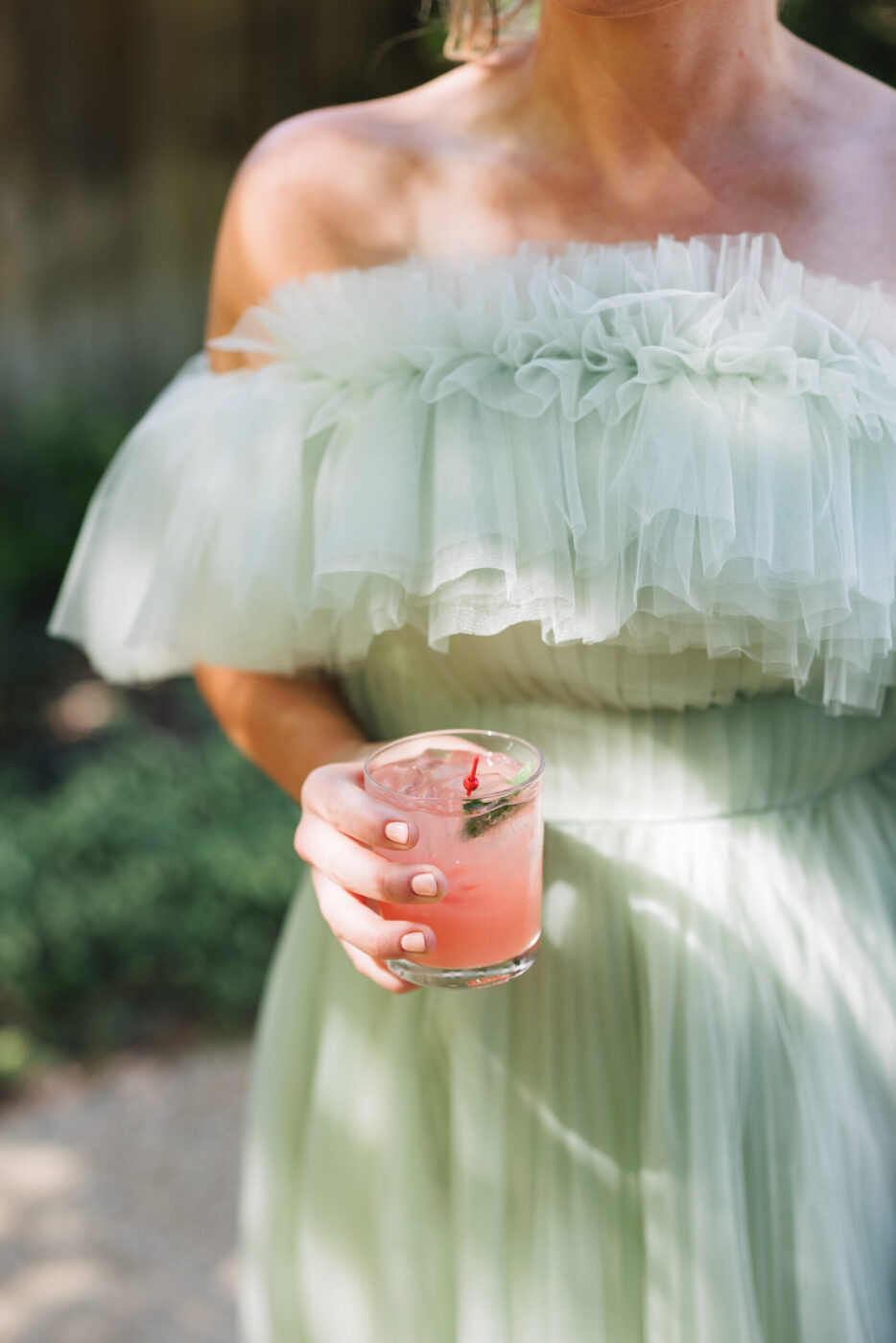 In addition to wine, margaritas and cocktails were served at Alexis and Cody's wedding. (Ashley Carlascio)