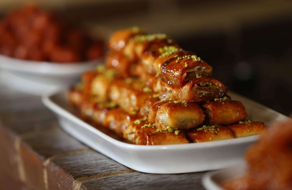 Baklava served for the Persian New Year, known as Nowruz. (Christopher Chung / The Press Democrat, file)