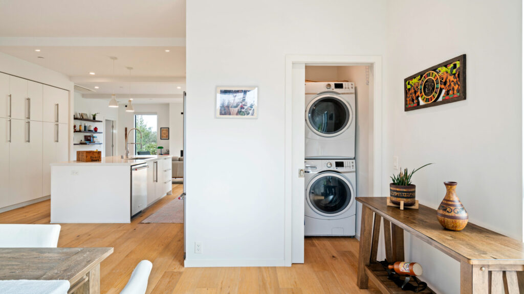 Laundry nook off the great room. (Julian Rundle)