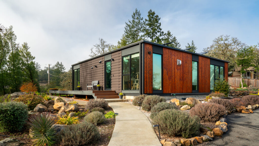 This three-bedroom, two-bathroom dwelling on 1.21 acres in Santa Rosa is currently seeking $1,295,000. (Julian Rundle)