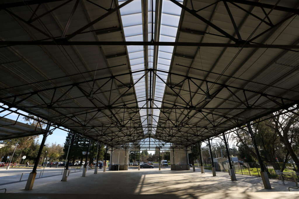 The new Foley Family Community Pavilion in Healdsburg on Tuesday, February 3, 2026. (Christopher Chung/The Press Democrat)