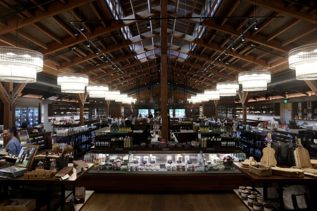 The newly renovated customer retail and tasting space at V. Sattui Winery in St. Helena Wednesday, Sept. 24, 2025. (Beth Schlanker / The Press Democrat)