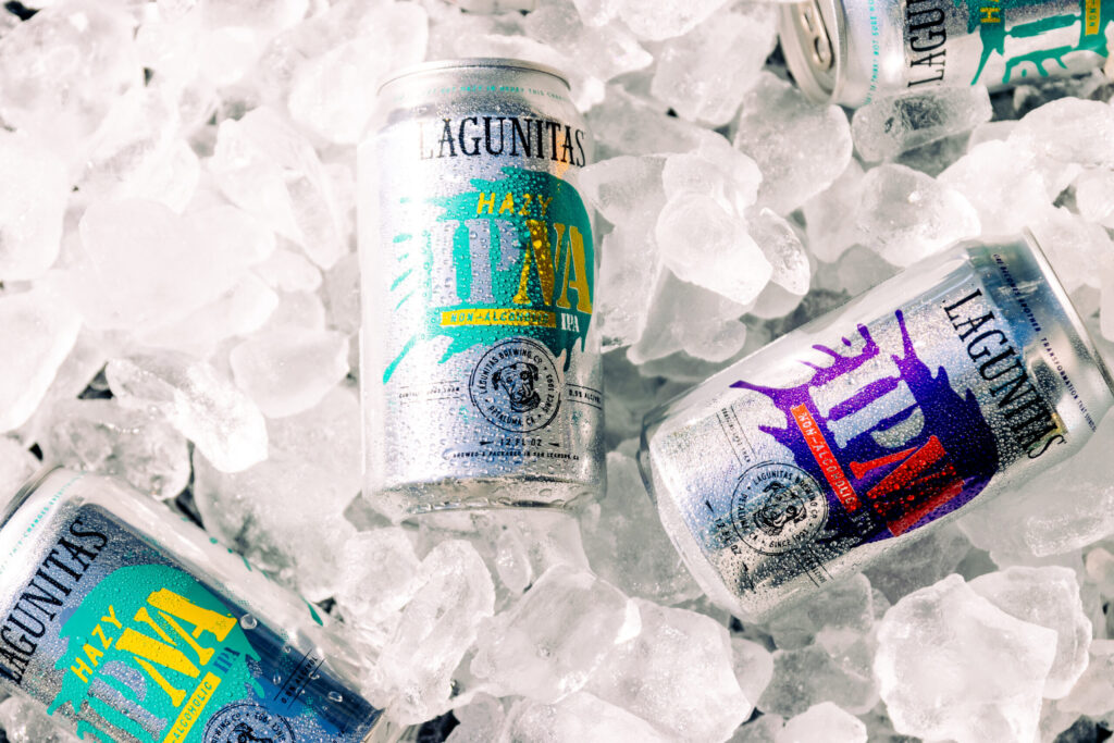 Lagunitas Brewing Co. in Petaluma offers numerous NA beers and a new line of Hoppy Refreshers, a sparkling hop water. (Kiki Romanik)