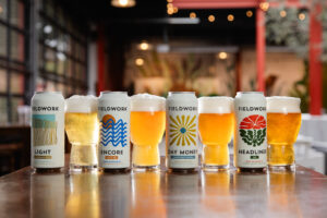 Fieldwork Brewing Company's line of NA beers are flying off the shelves. (Mo Alcaraz)