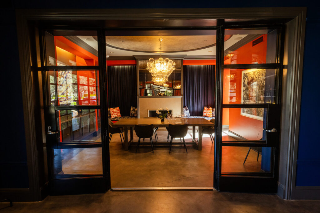 A private tasting room for a more intimate experience at the Royal We tasting room Thursday, March 5, 2026 in St. Helena. (John Burgess/The Press Democrat)