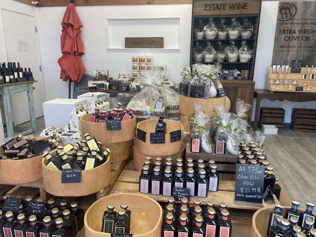 The McEvoy Ranch Outlet is a small but well-curated space brimming with gifts and remainder items discounted for the Petaluma community. (Carin Jacobs)