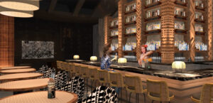 A rendering of the interior of Hapa's on the Mainland, coming in 2026. (Wilson Ishihara Design)