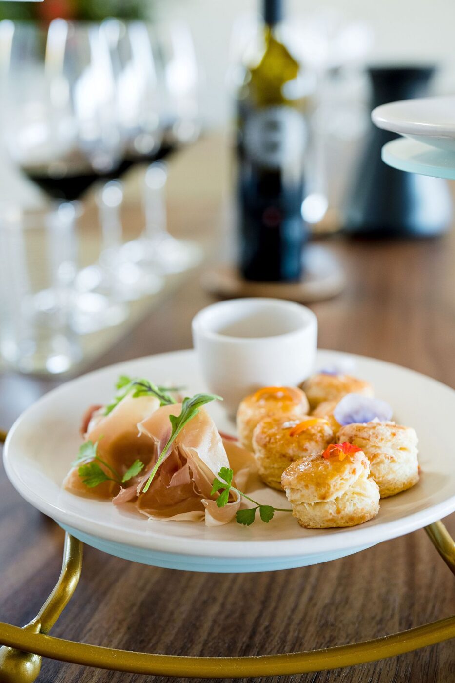 Brunch and wine tasting at Clif Family in St Helena California