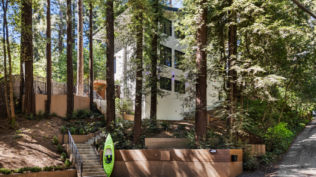 This newly built three-bedroom, three-bathroom home in Rio Nido is listed for $1,650,000. (Jesse West / West media)