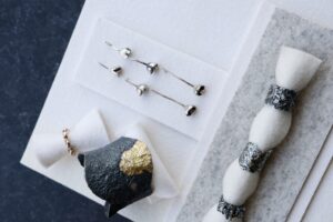 Jewelry at Gallery Lulo that was used by the stars in the movie The Devil Wears Prada 2. Photo taken in Healdsburg on Friday, February 6, 2026. (Christopher Chung/The Press Democrat)