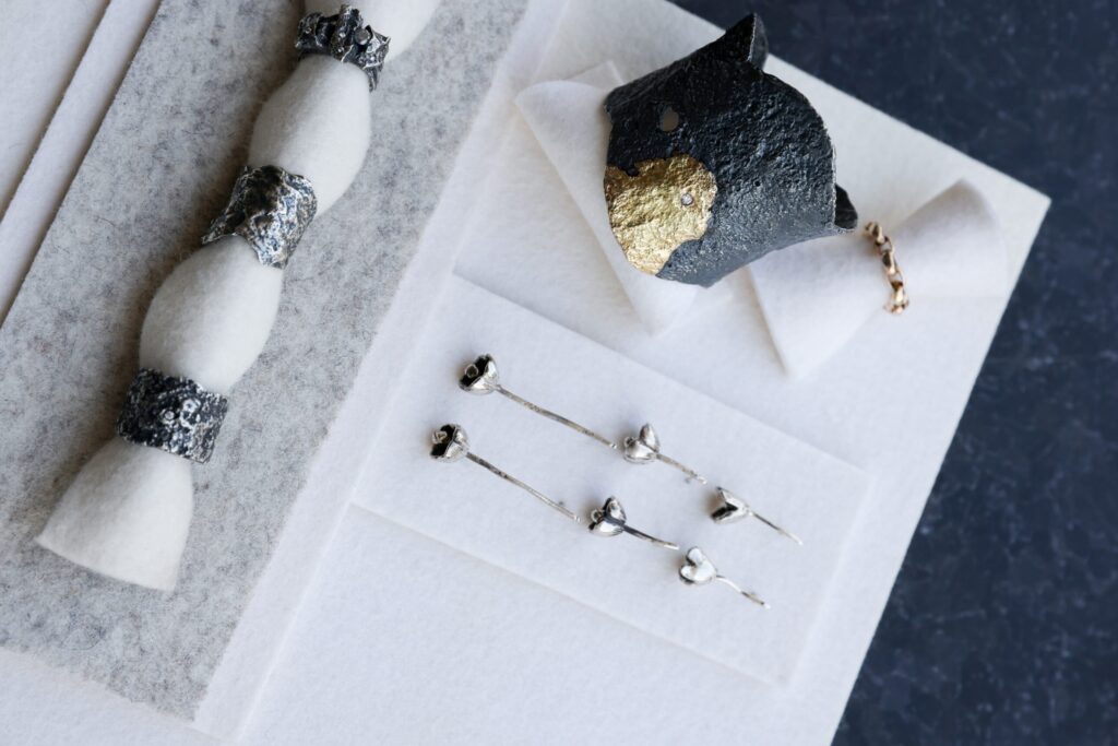 Jewelry at Gallery Lulo that was used by the stars in the movie The Devil Wears Prada 2. Photo taken in Healdsburg on Friday, February 6, 2026. (Christopher Chung/The Press Democrat)