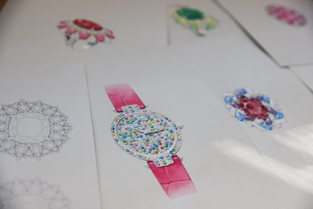 Artist Jake Messing’s work for a jewelry company at his studio in Healdsburg on Friday, February 6, 2026. (Christopher Chung/The Press Democrat)