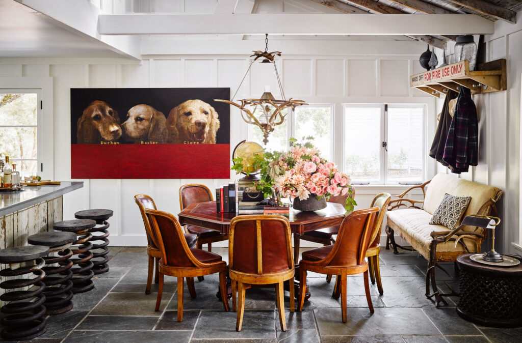 Dining area in the kitchen. (Douglas Friedman)