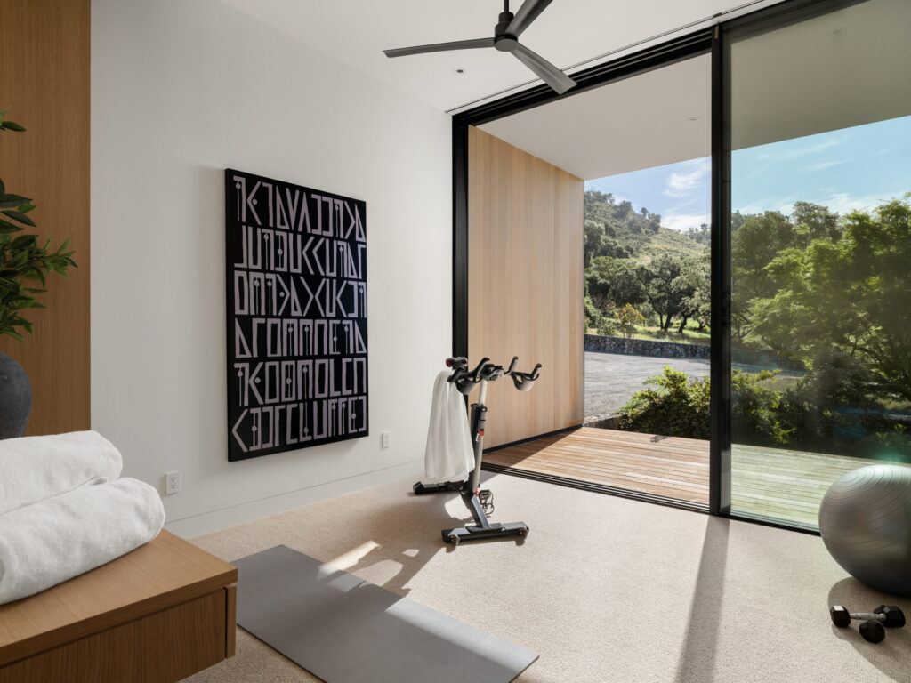 Gym. (Jeffrey Frisk / Sotheby’s International Realty)