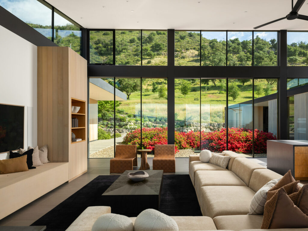 Seating area of great room. (Jeffrey Frisk / Sotheby’s International Realty)