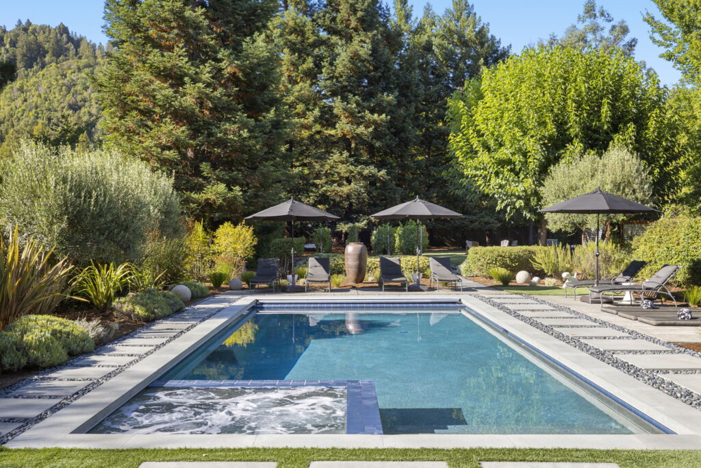 Saltwater pool and spa. (Agent Stack)