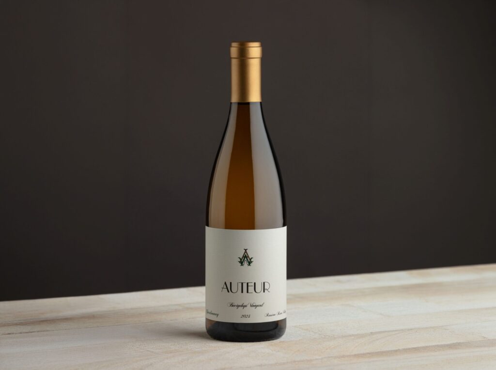 Auteur Chardonnay made with grapes from Bacigalupi Vineyard. (Auteur Wines)