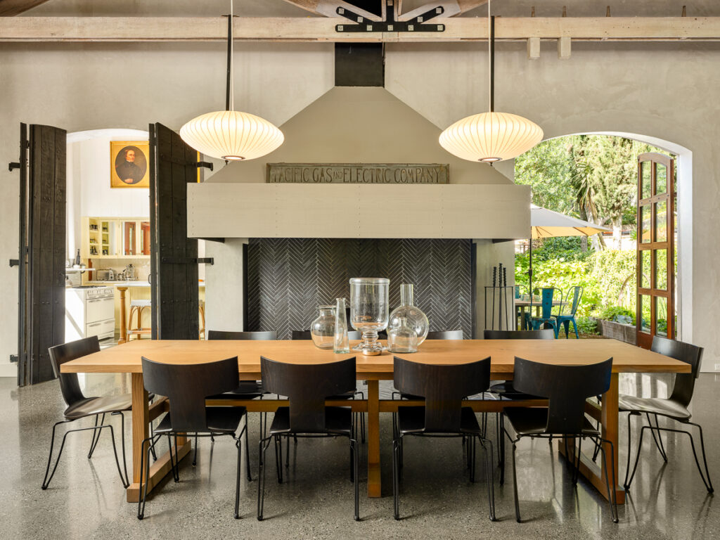 Table and hearth. (Jeffrey Frisk)
