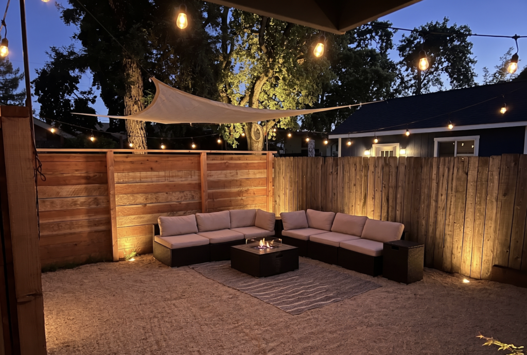 Enclosed area of backyard. (Clear Shot Creations