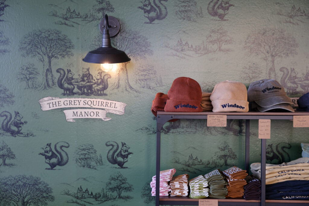 A variety of merchandise for sale at the Grey Squirrel Manor in Windsor Sunday, March 15, 2026. (Beth Schlanker / The Press Democrat)
