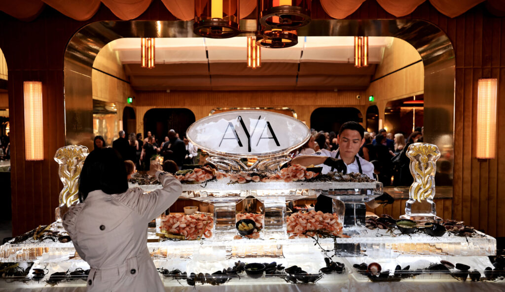 Aya Restaurant, Thursday, May 7, 2026, during the Graton Resort and Casino grand opening, Thursday, May 7, 2026, near Rohnert Park. (Kent Porter / The Press Democrat)