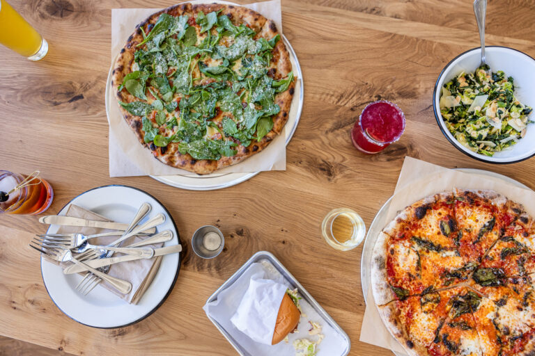 Pizza, fried chicken sandwich and salads are among the favorite dishes at the newly opened Junction in Santa Rosa. (Photo: Jessica Paul @jessicapaulphoto )