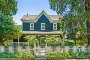 This 160-year old Greek Revival style home in downtown Healdsburg is currently listed for $3,895,000. (Open Homes Photography)