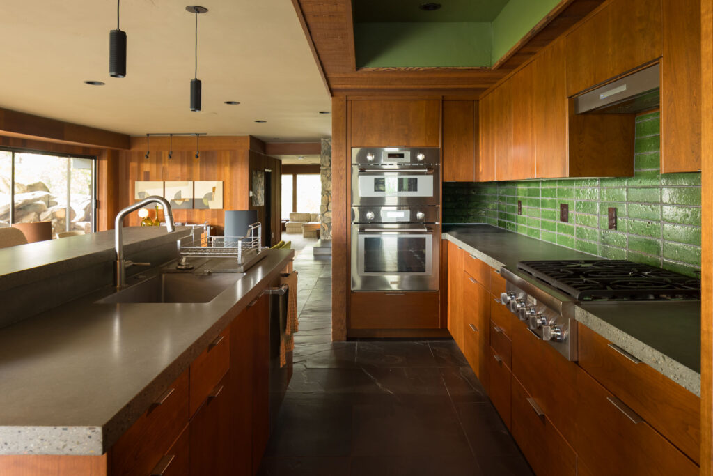 Kitchen area of great room. (Peter Lyons Photography)