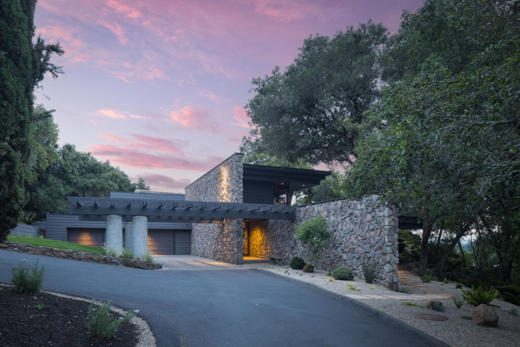 This renovated midcentury home in Santa Rosa’s Alta Vista hills is currently listed for $2,500,000. (Peter Lyons Photography)