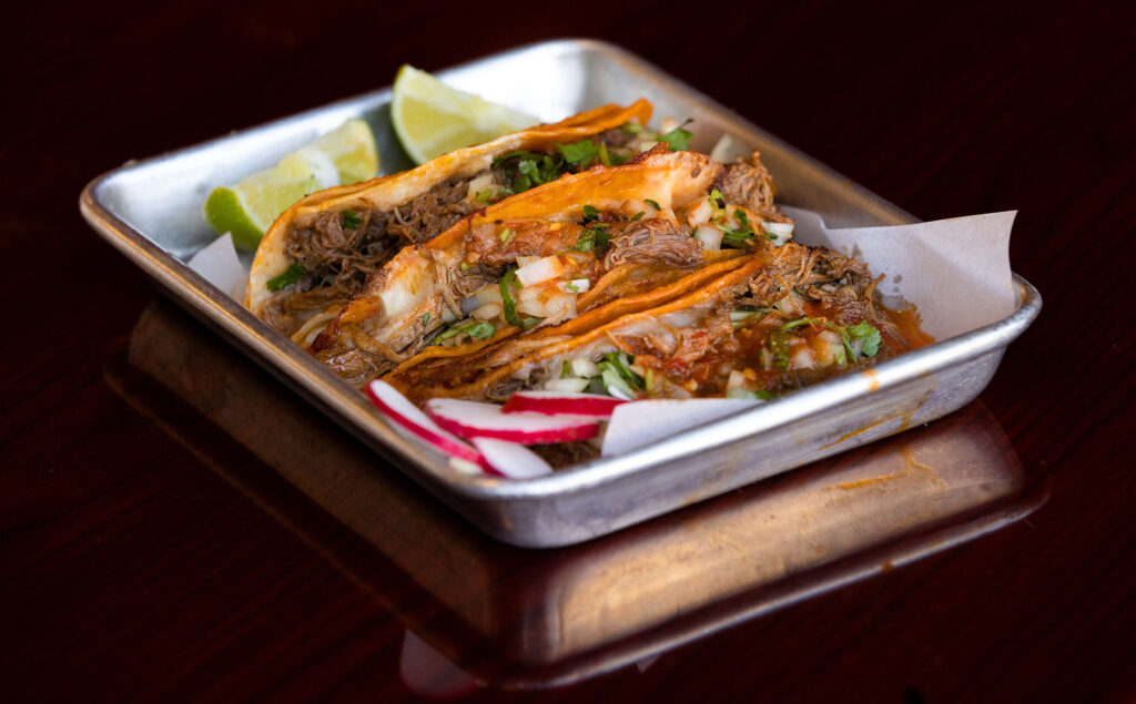 Queso Tacos with Birria from Jalapeños Mexican Grill on Sebastopol Road in Santa Rosa, Wednesday, Jan. 25, 2023. (John Burgess/The Press Democrat)