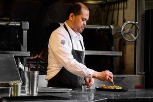 Chef Roy Ellamar of AYA restaurant at Graton Resort & Casino. (Hardy Wilson)