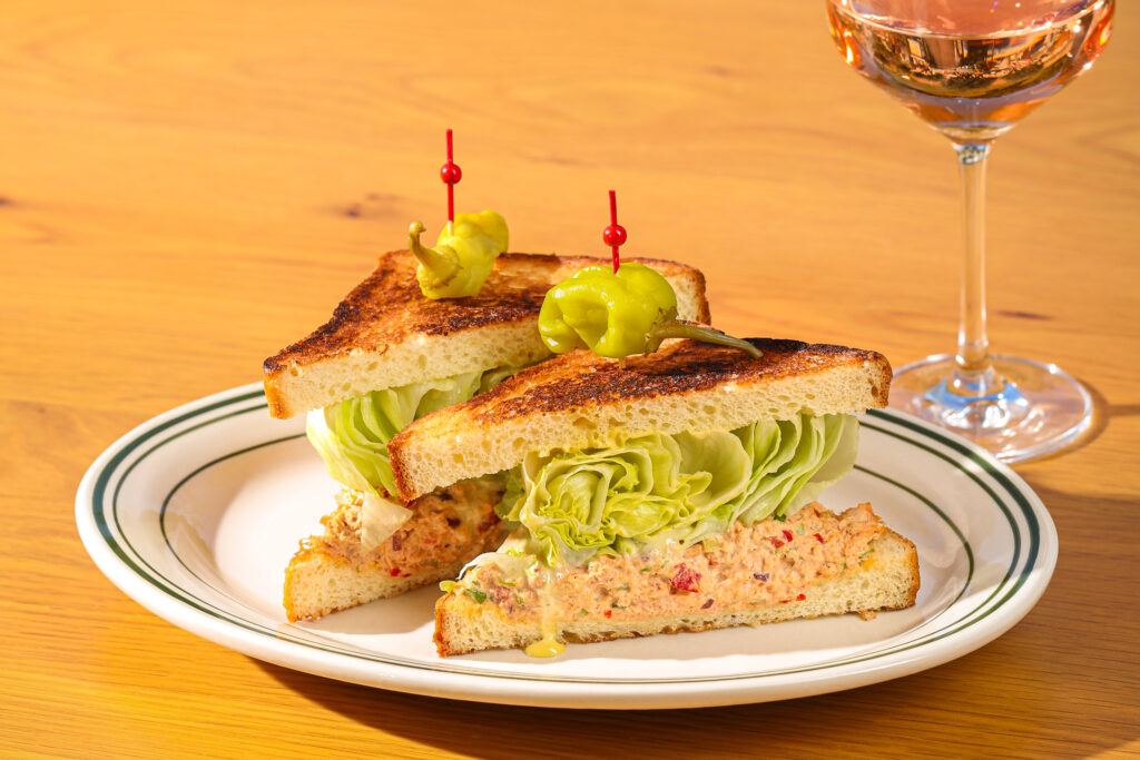A twist on a tuna salad sandwich at Folia Bar & Kitchen in Healdsburg. (Emma K Creative)