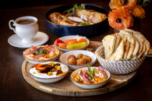 The Assorted Mezzo Plate from Alesta Modern Mediterranean Wednesday, June 3, 2026 in Sebastopol. (John Burgess/The Press Democrat)