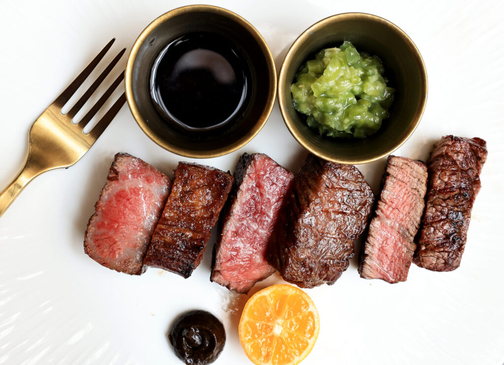 Akushi Wagyu ribeye at AYA, located inside Graton Resort and Casino, Wednesday, June 17, 2026. (Kent Porter / The Press Democrat)