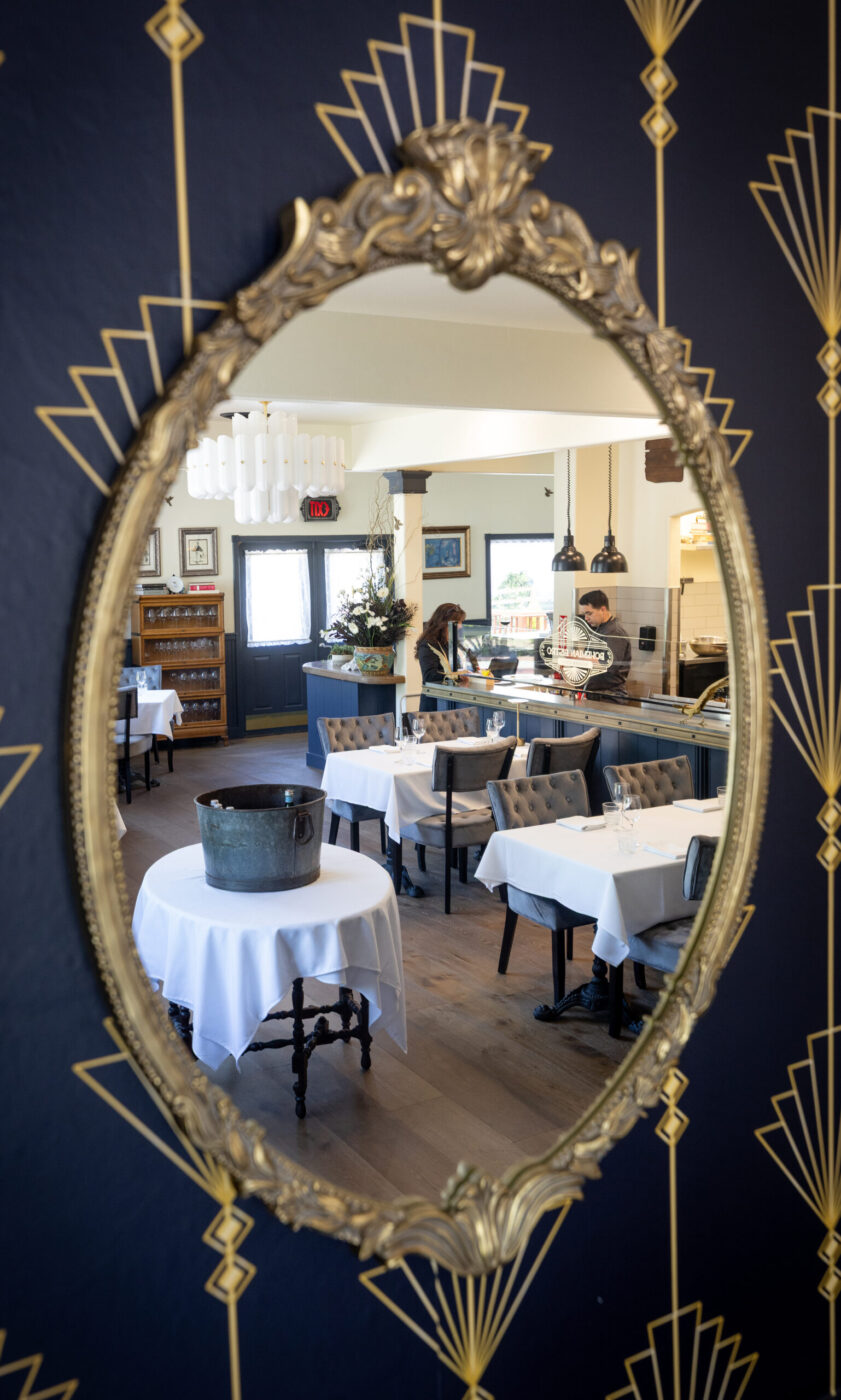 The dining room at the Bohemian Bistro Friday, June 12, 2026 in Occidental. (John Burgess/The Press Democrat)