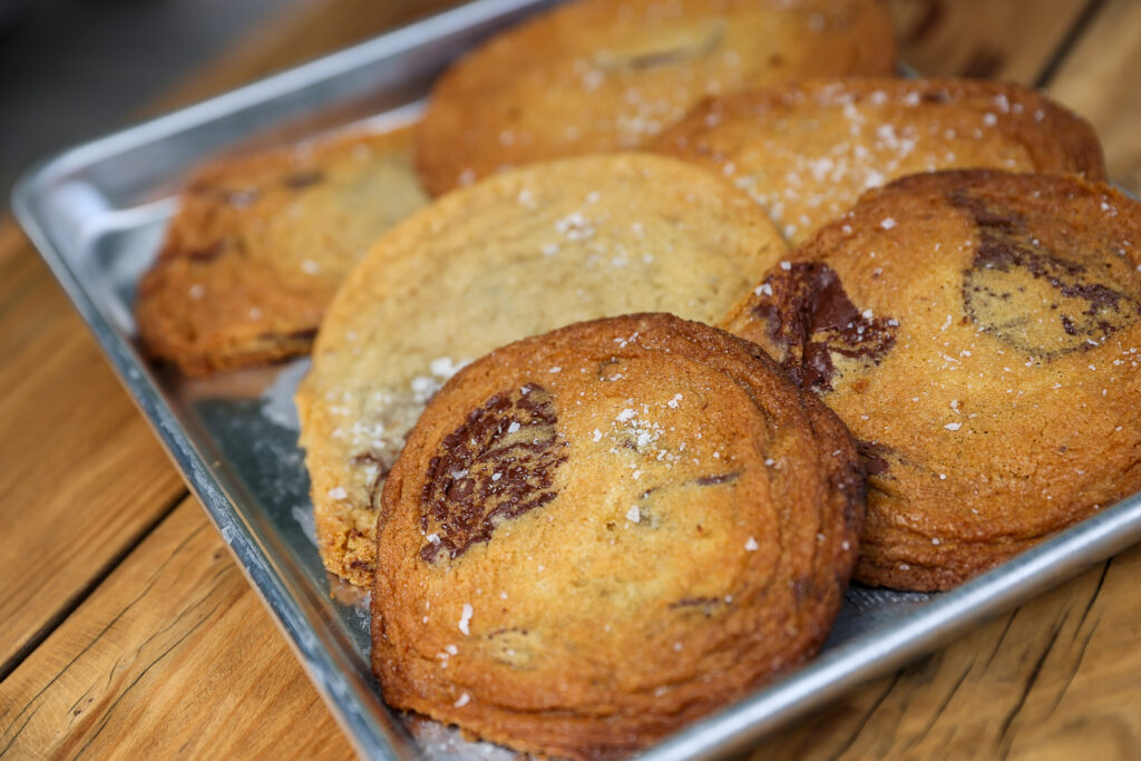 Kellee’s Choco Chip Cookies at Wonderland Pizzeria in Monte Rio on Wednesday, June 17, 2026. (Christopher Chung/The Press Democrat)