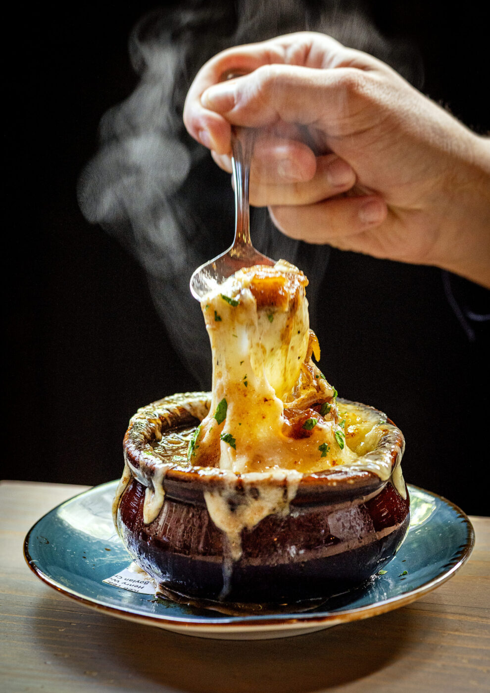 French Onion Soup with croutons and Gruyere Gratin from Salt & Stone in the heart of the Sonoma Valley Monday, June 1, 2026 in Kenwood. (John Burgess/The Press Democrat)