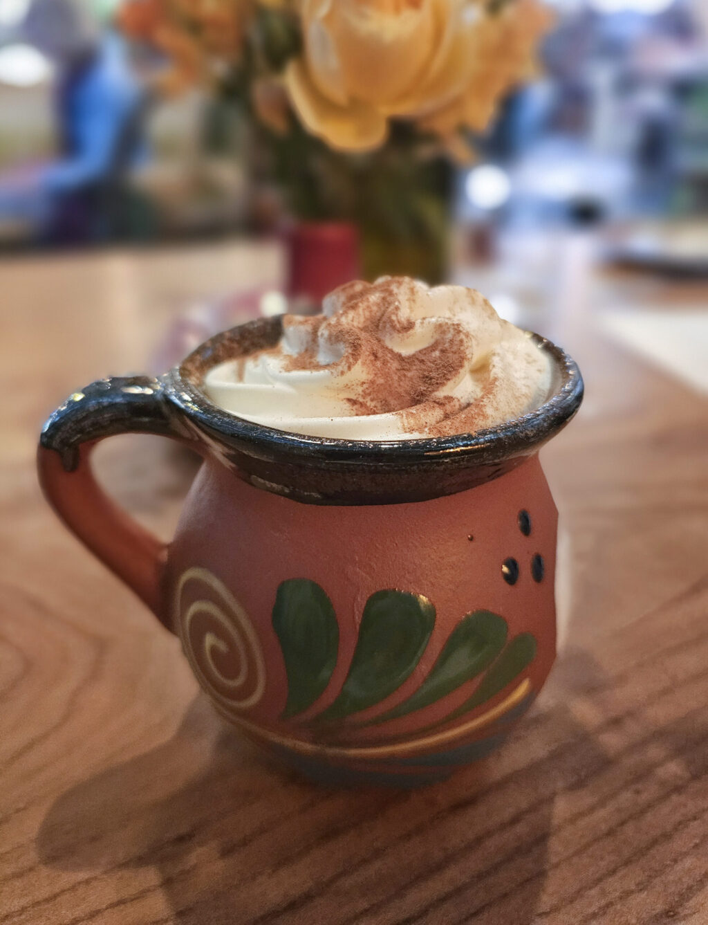 Ashwagandha cocoa at Little Saint in Healdsburg. (Heather Irwin / The Press Democrat)