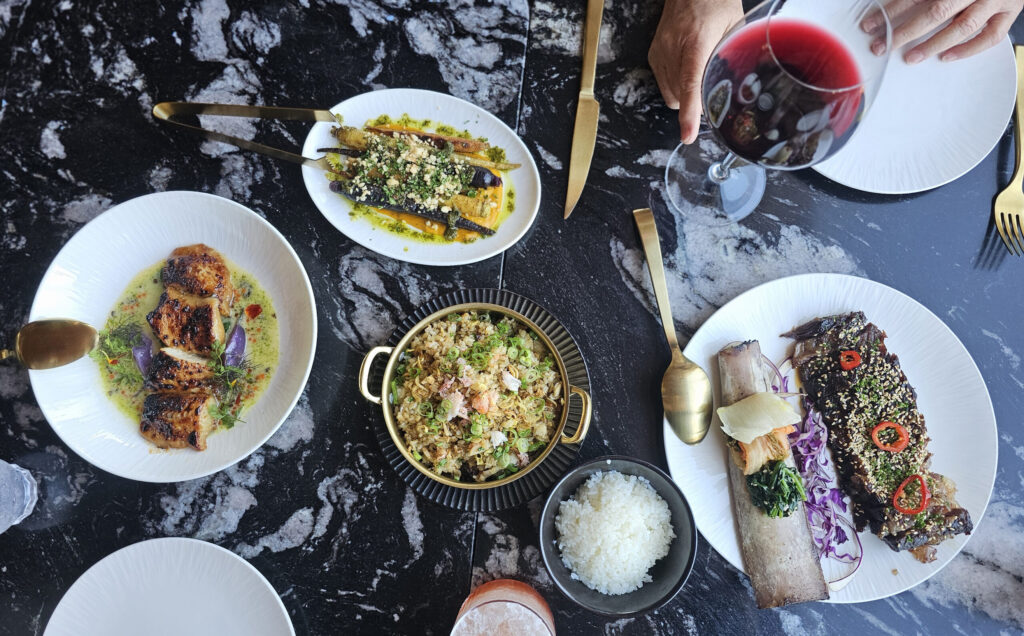 Dishes from Aya Sonoma at the Graton Resort & Casino in Rohnert Park. (Heather Irwin / The Press Democrat)