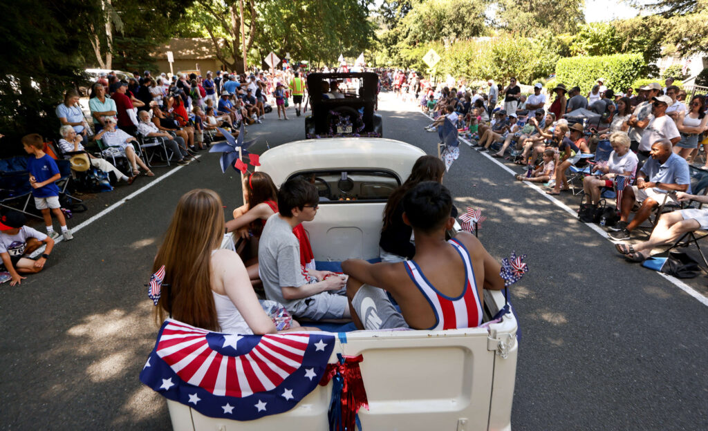 The Kenwood Hometown Fourth of July Parade, Thursday July 4, 2024. (Kent Porter / The Press Democrat) 2024