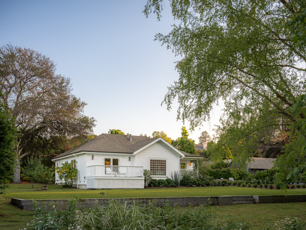 This renovated three-bedroom, three-bathroom home with a guest house and party barn on 1.5 acres in Petaluma just sold for $3,304,000. (Jeffrey Frisk)