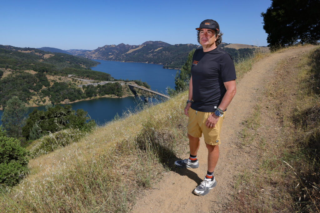 Skip Brand is the founder of Healdsburg Running Company and president of Friends of Lake Sonoma, as well as an avid trail runner. Photo taken at Lake Sonoma on Friday, May 22, 2026. (Christopher Chung/The Press Democrat)