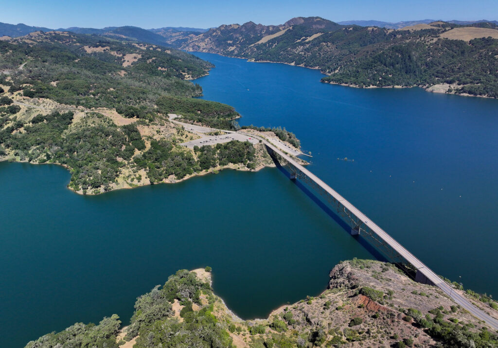 Lake Sonoma west of Cloverdale on Friday, May 22, 2026. (Christopher Chung / The Press Democrat)