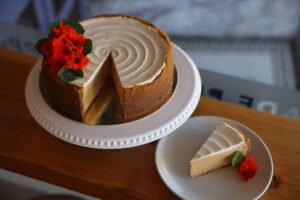 The pumpkin cheesecake at Stellina Pronto in Petaluma Thursday, July 9, 2026. (Beth Schlanker / The Press Democrat)